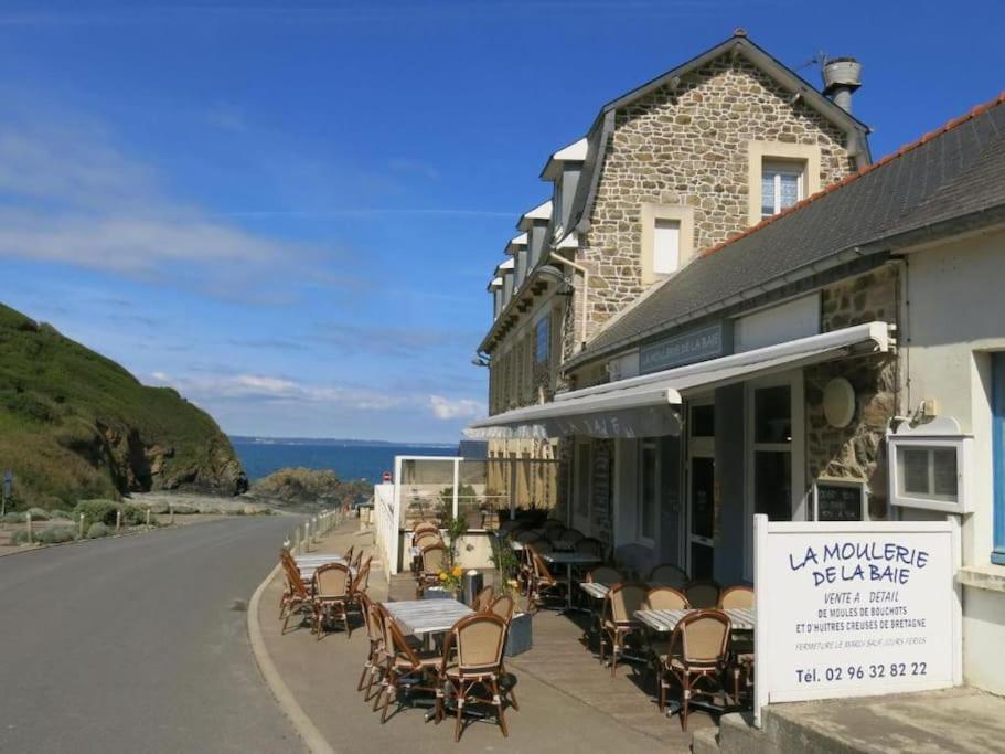 Appart' Avec Grande Terrasse Vue Mer -50M Plage Et Du Sentier De Randonnee Planguenoual Zewnętrze zdjęcie